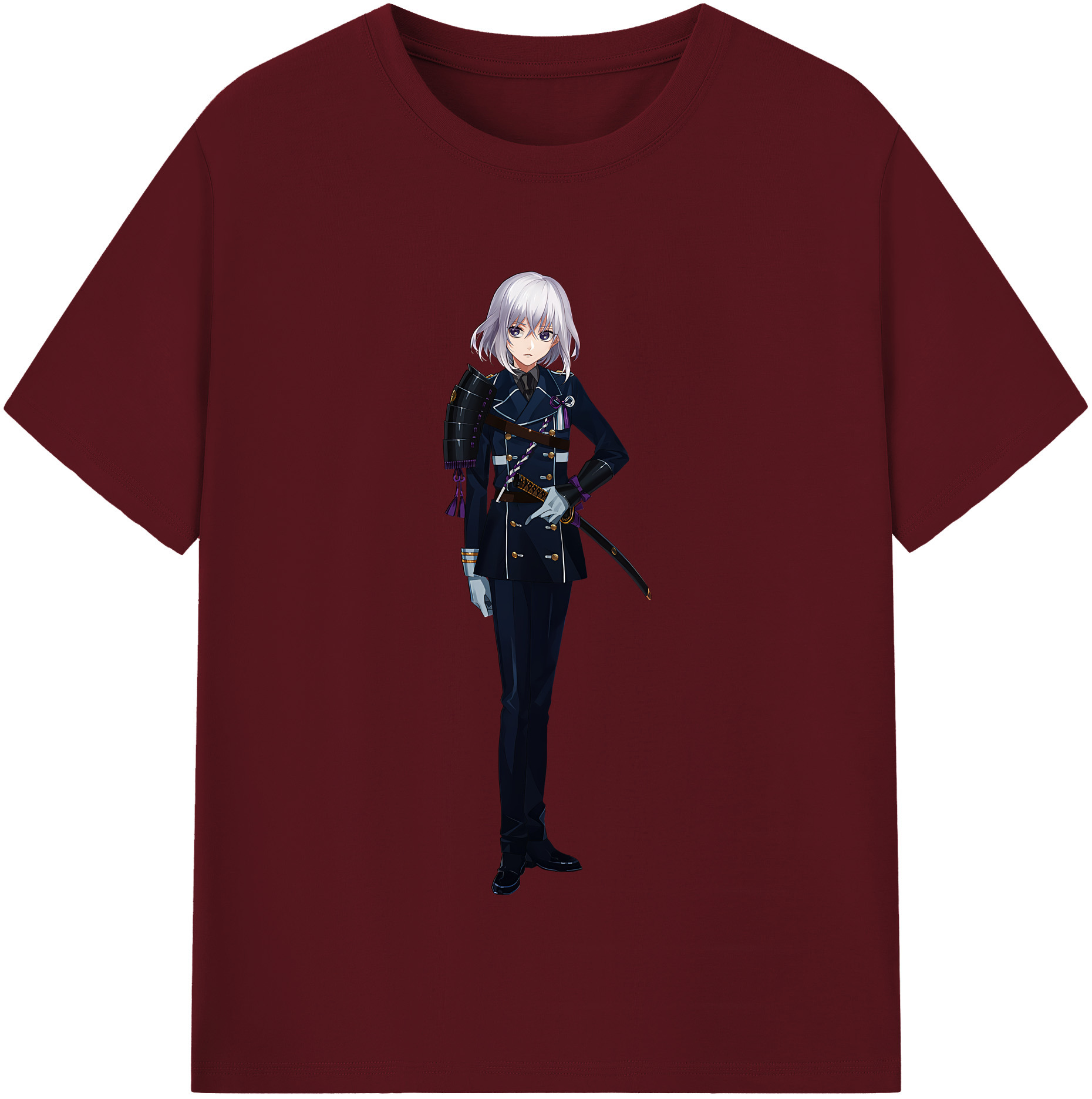 （画像用） 刀剣乱舞 Touken Ranbu 綿100％半袖Tシャツ（フロントプリント）